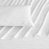 Pinstripe Microfiber Solid Sheet Set - Isla Jade - 3 of 4