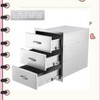 Garvee Stainless Steel BBQ Drawer for Outdoor Kitchen - 30" W x 23" D x 10" H, Weather-Resistant Flush Mount with Silent Operation - 2 of 4