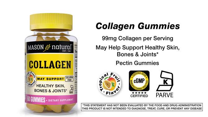 Mason Natural Collagen Gummies - 60ct, 2 of 5, play video