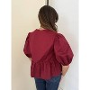 Women's Cara Cotton Poplin Tie Top - Sofie the Label - 3 of 4