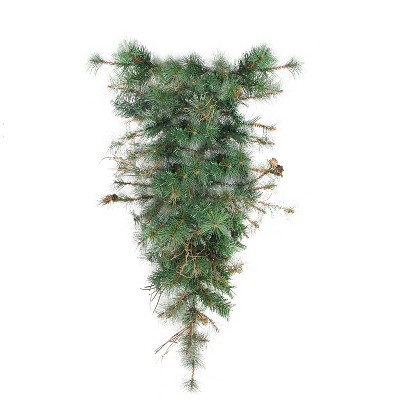 Northlight 36" Unlit Country Mixed Pine Artificial Christmas Teardrop Swag