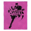 DC Comics Batman Batgirl Inked Silk Touch Throw Blanket - 3 of 4