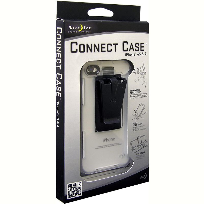 Nite Ize Connect Case for iPhone 4/4S - Clear Translucent, 1 of 2