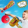 25 Pc Set: Inflatable Baseball Bats (12), Superhero Punch Balloons (12), 30" Bopper Inflate (1) - Superhero Party Favors by 4E's Novelty - 2 of 4