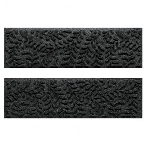 WaterHog 8.5"x30" Set of 4 Boxwood Indoor/Outdoor Stair Treads Door Mats - 1 of 4
