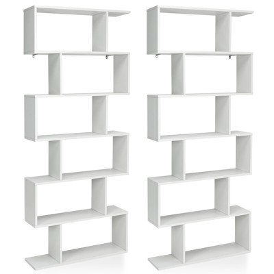 Tangkula 2pcs 3 Tier Detachable Floor Corner Shower Shelf Counter