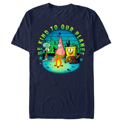 Men's Spongebob Squarepants Be Kind To Our Planet T-shirt : Target