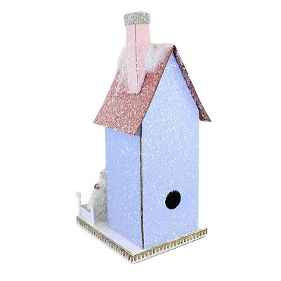 Bluejay Manor 14.5 Inch Light-Up Retro Christmas Village House