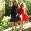 Mightly Toddler Fair Trade Organic Cotton Long Sleeve Drop Waist Dress - 2 of 3