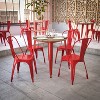 Flash Furniture Declan Commercial Grade Indoor/Outdoor Dining Table, 30" Round All Weather Poly Resin Top with Steel Base - 4 of 4