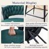 NicBex Swivel Bar Stools Set of 2/4,Linen Counter Height Bar Chairs with MetalLegs,Adjustable Foot Pads,Bar Chair for Kitchen Island,Cafe,Home Bar - 3 of 4