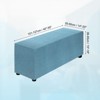 Unique Bargains Polyester Rectangular Stretchy Elastic Stool Cover - 2 of 4