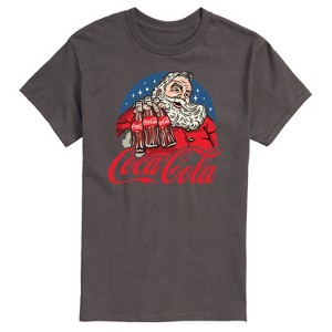 Men's - Coca Cola - Santa Coke Bottles Short Sleeve Graphic T-Shirt - 1 of 4