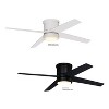 VAXCEL Erie Flush Mount Ceiling Fan with LED Light Kit and Remote, Black - 4 of 4