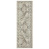 Large Washable Rug Non Slip Living Room Rug Vintage Floral Distressed Rug - 4 of 4