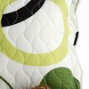 Slickblue Quilted Decorative Pillow Cushion 19.7"x19.7" by Laiquendi - Soft Cotton Fabric, Down Alternative Fill - 3 of 4