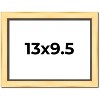 PosterPalooza | Photo Size Simple Gold Picture Frame - UV Acrylic, Foam Board Backing, Hanging Hardware - 2 of 4