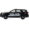 2023 Ford Police Interceptor Utility "Whitestown Police Dept., Whitestown, IN" Black 1/64 Diecast Model Car by Greenlight - 2 of 4