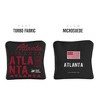 Skip's Garage | Gameday Atlanta Football Synergy Pro Black Cornhole Bags (Set of 4) - 2 of 4