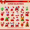 Joyfy 2025 Christmas Advent Calendar – 24 Days Mini Plush Stuffed Animal Set for Kids Gift - 3 of 4