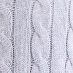 heather grey fair isle stripe