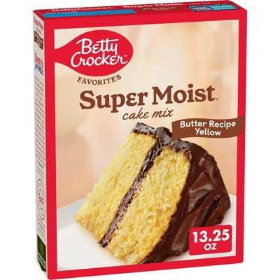 Betty Crocker Favorites Super Moist Butter Recipe Yellow Cake Mix, 13.25 oz, Pack of 2