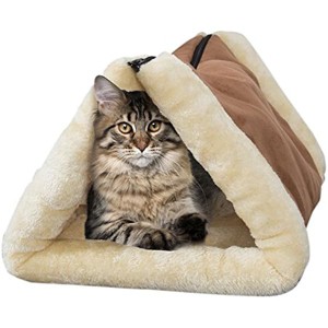 PETMAKER 24 x 37 Roll Up Travel Portable Dog Bed - Coral Stripe - 1 of 1