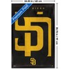 Trends International MLB San Diego Padres - Logo 25 Framed Wall Poster Prints - 3 of 4