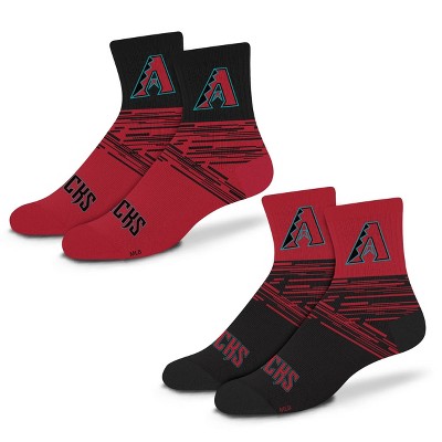 MLB Arizona Diamondbacks Youth Quarter Socks - 2pk