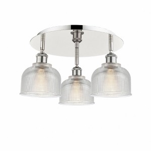 Dayton - 3 Light Flush Mount In Industrial Style-9 Inches Tall and 17.25 Inches Wide - 1 of 1