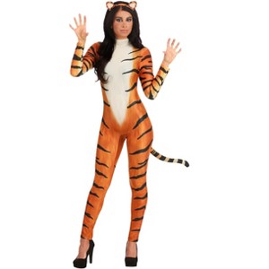 HalloweenCostumes.com Bold Tiger Costume for Women - 1 of 3