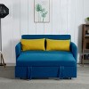 NicBex Sleeper Sofa Couch Fabric Pull Out Sofa Bed Convertible Sleeper Chair Twins Sofa Bed for Living Room - 3 of 4