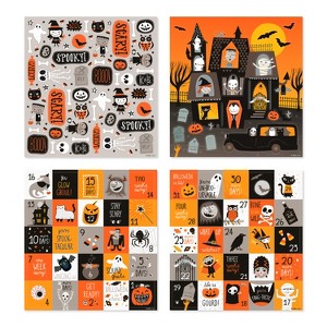 135ct Halloween Countdown Spooky Stickers - 1 of 4
