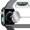 Insten Case For Apple Watch 44mm Series SE 6 5 4, Built in Tempered Glass Screen Protector Plating Hard Cover, Full Protection, Green - 3 of 4