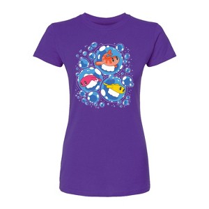 Women's - Pokémon - Tatsugiri Bubbles Fitted Graphic T-Shirt - 1 of 1