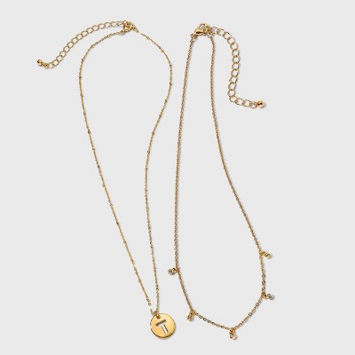 Girls Initial Necklace : Target