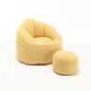 NicBex Microfiber Bean Bag Chair with High Pressure Foam,Lazy Sofa Chair with Footrest,Modern Lounge Chair for Living Room - 2 of 4