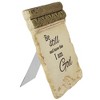 Northlight Be Still and Know That I Am God Plaque with Easel - 8" - 3 of 4