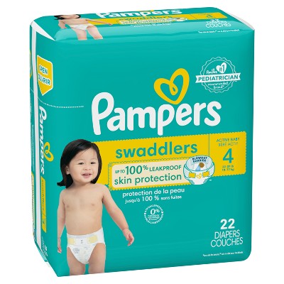 Pampers Swaddlers Soft Sensitive Skin Baby Diapers - 22ct