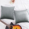PiccoCasa Sofa Couch Bed Chair Velvet Decors Luxury Euro Square Throw Pillow Cover - 4 of 4