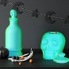 Plastic Glow Skull Lid Bottle Figurine - Hyde and EEK! Boutique™ Neon Green - 2 of 3
