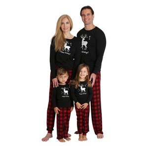 Christmas Pajama Shirt and and Pajama Pants Sleep Set Sizes (2T - X-Large) - 1 of 4