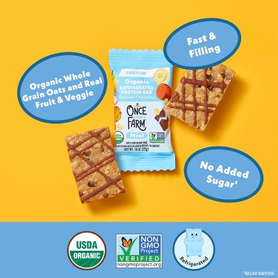 Once Upon A Farm Organic Oatmeal Chocolate Refrigerated Mini Protein Bars - 4.68oz/6ct