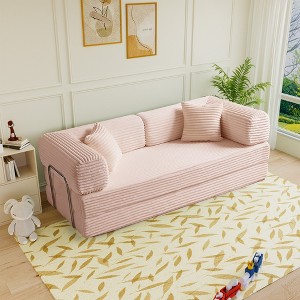 Empire Digilabs Modern Sofa Fold-Out Sofa Bed, Convertible Chair Floor Couch - 1 of 4