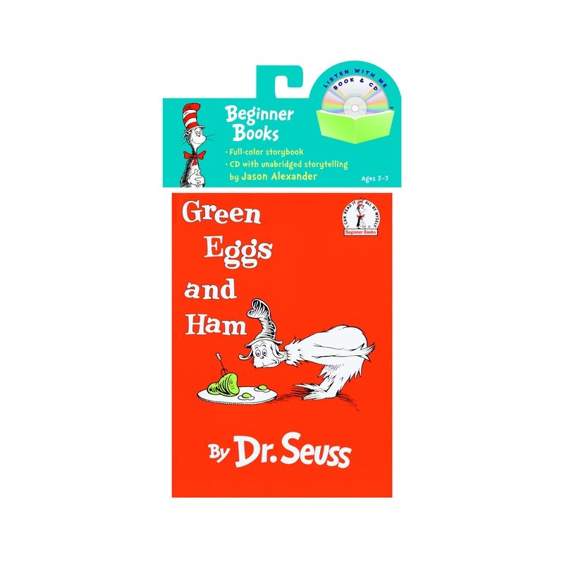 Green Eggs and Ham Book & CD - (Beginner Books Read-Along Book & Audio) by  Dr Seuss (Mixed Media Product), 1 of 2