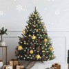 Christmas Ball Set Set of 61 Shiny gold, matte gold, bronze - 2 of 4