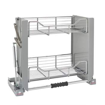 Rev-A-Shelf Heavy Duty Appliance Lift with Walnut Shelf Soft-Close