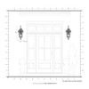Livex Lighting Morgan 3 - Light Wall Light in  Textured Black - 4 of 4
