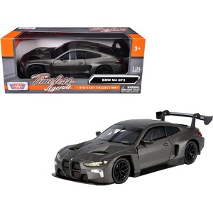 BMW M2 GT3 Matt Black "Timeless Legends" Series 1/24 Diecast Model Car by Motormax - 1 of 3