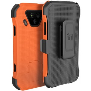 Nakedcellphone Combo for Kyocera DuraForce Ultra 5G - Case with Stand and Belt Clip Holster - 1 of 4